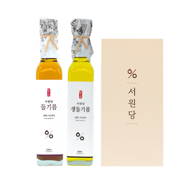 강원더몰,서원당 선물세트 5호(들기름250ml+생들기름250ml)