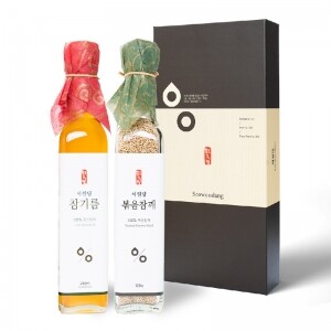 서원당 선물세트 3호(참기름250ml+볶음참깨120g)