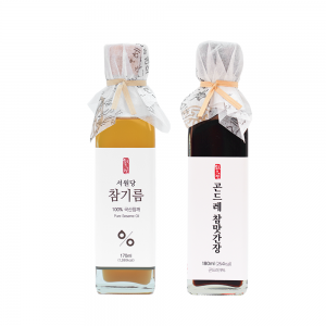 [라이브특가] 서원당 참기름170ml  + 곤드레참맛간장 180ml
