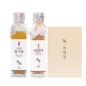 서원당 선물세트 2호(참기름170ml+볶음참깨85g)